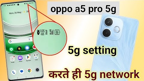 5g network setting oppo a5 pro | oppo a5 pro me 5g network kaise laye