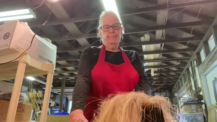 Flax!  Breaking, Scutching & Hackling!