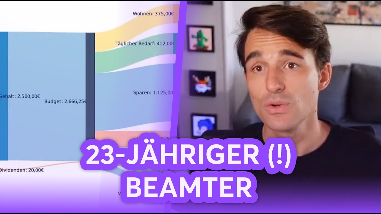 23-Jähriger Beamter mit 42% Sparquote! | Finanzfluss Stream Highlights