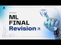 Machine Learning Final Revision | Part 2