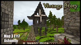 Lets Play Vintage Story Map 3 E117 Foraging & Building An Automated Windmill for Grinding