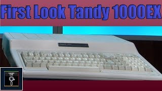 Tandy 1000  EX First Look - Tandy Lab!