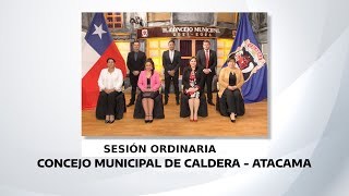 Transmisión en vivo Sesión Extraordinaria 103 (31.05.2024) Concejo Municipal de Caldera - Atacama