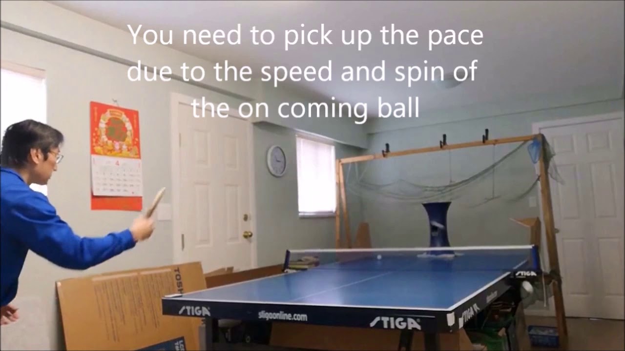 Table tennis Backhand counter topspin drills 3 parts YouTube