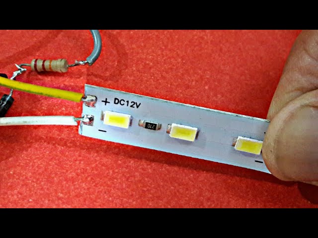 nationalsang underviser Lure How to connect "LED STRIP" on 230v - YouTube