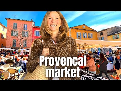 Best provencal MARKET in French Riviera: Valbonne | French Riviera Travel Guide