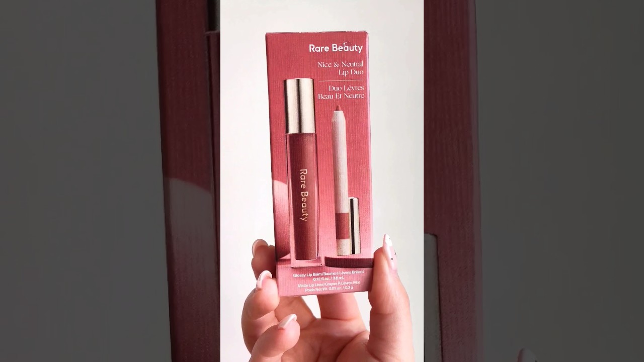 RARE BEAUTY | NICE & NEUTRAL LIP DUO 🤎 