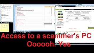 Accessing a scammer's PC