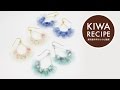 【貴和レシピ】半貴石キャンディクォーツを使用したピアスの作り方