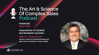 Importance of Context and Business Acumen with Dr Howard Dover