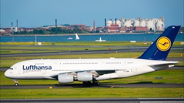 (4K) 14 MINUTES of RUSH HOUR PLANESPOTTING - Boston Logan [KBOS/BOS]