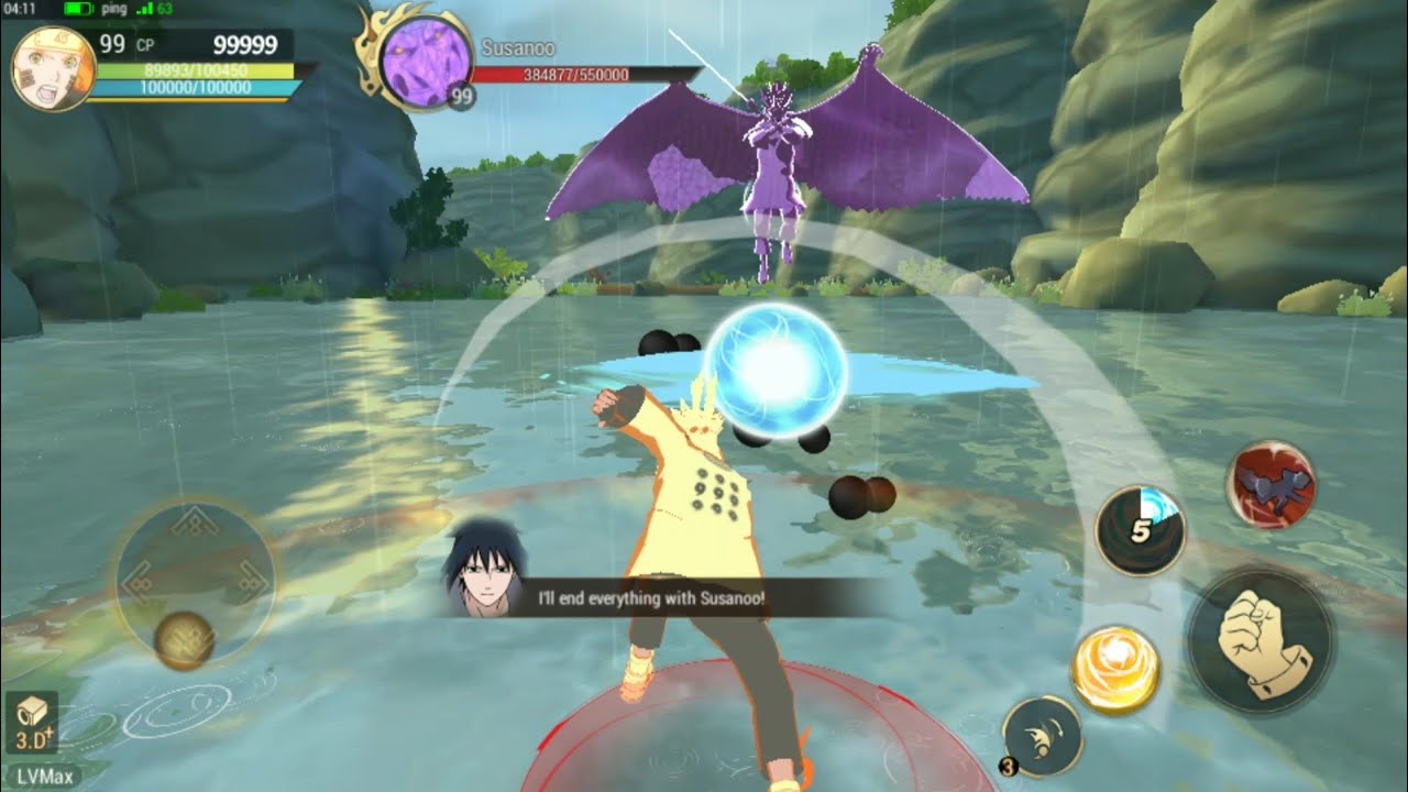 Naruto Uzumaki vs Uchiha Sasuke | Naruto: Slugfest Android Gameplay