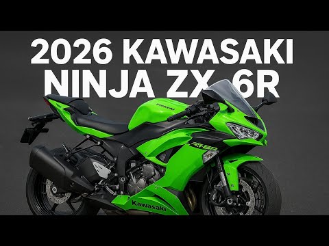 🔥 2026 Kawasaki Ninja ZX-6R Revealed! Next-Gen Power & Tech