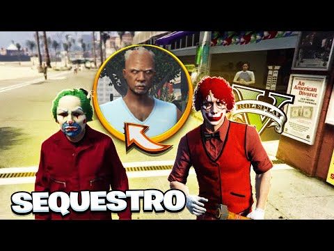 TENTAMOS SEQUESTRAR O VEIO VESTIDO DE PALHAÇO NO GTA RP!!!!