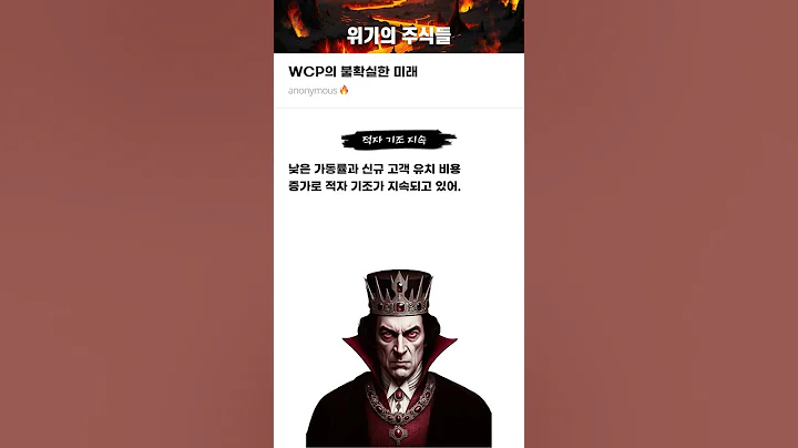 WCP의 불확실한 미래 #20250507#더블유씨피#위기의주식들