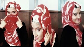 Niqab And Hijab Style Showing The Side Design Irani Hijab Bd