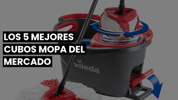 Vileda Turbo Fregona Cubo Centrifugadora Mango Telescópico Cabezal