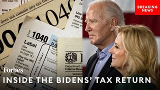 Inside Biden's Tax Returns-How Much The President And First Lady Made And From What