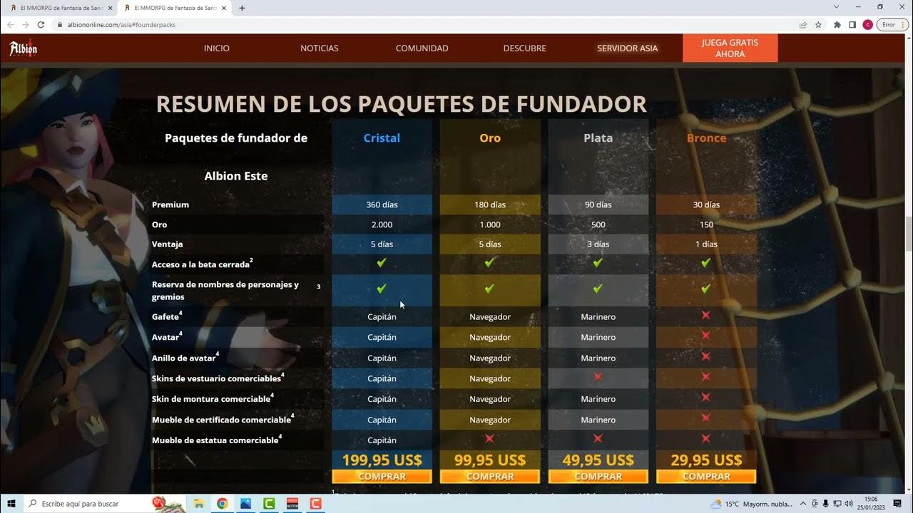 Albion Online Nuevo Servidor Paquete Fundador Locura!! YouTube