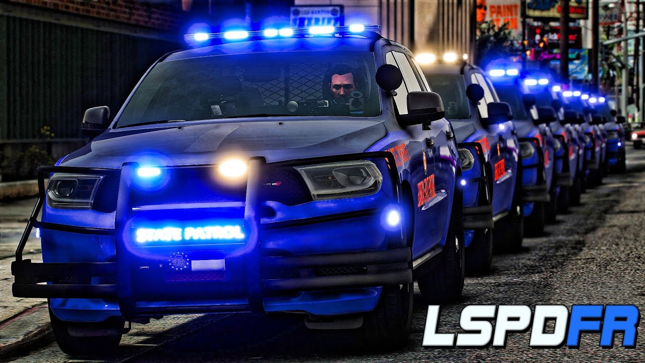 Rainy Day Highway Patrol 🚔 | GSP Camaro Enforcing the Streets | GTA 5 LSPDFR MODS