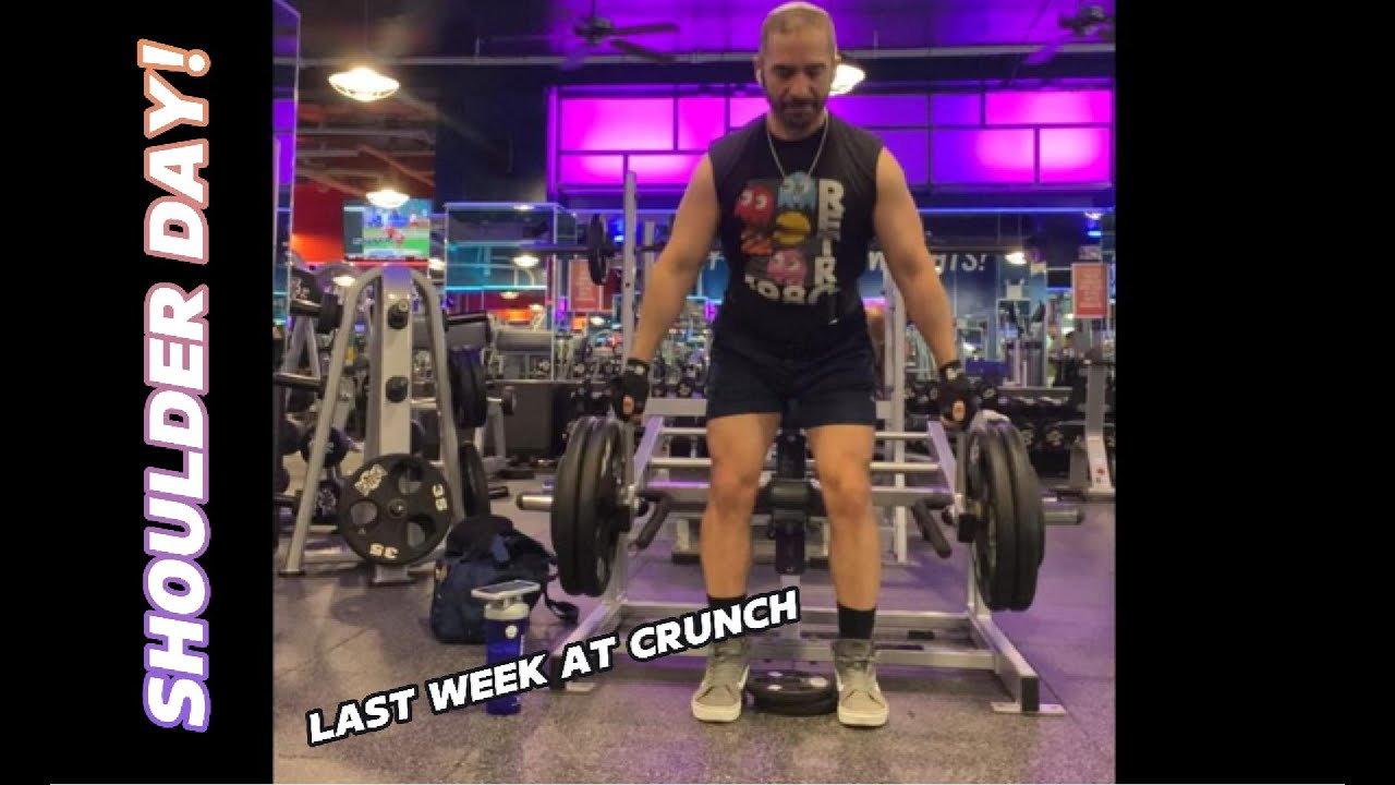 MY LAST WEEK AT CRUNCH :: SHLDRS 4ARMS CLVS