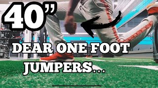 Single Leg Vertical Jump Workout | Fastest to 40 inches