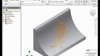Autodesk Inventor 3D Sketch: Intersection Curves