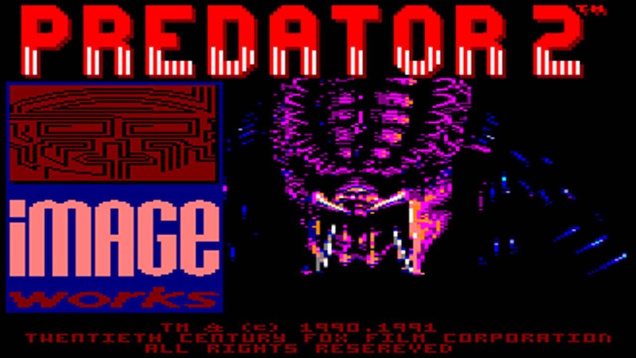 Jeu Vidéo Amstrad Predator 2 Original Sur Disquette - 100% Testé Bon État