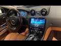 2019 Jaguar XJ L Portfolio Santorini Black / Tan Interior 4 Seat Massage