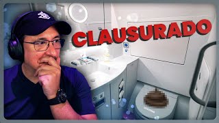 Tapando el baño de un avión | Cuida tu salud antes de que ...