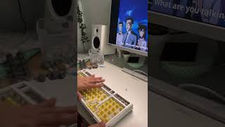 Opening and cleaning Aula F99 Mechanical Keyboard and replacing switches