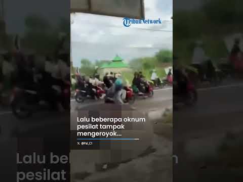 VIRAL OKNUM Perguruan Silat di Tuban Keroyok Pengendara Motor, Ada Korban Wanita