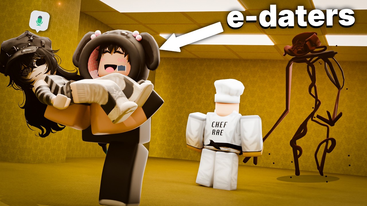 These E-Daters Turned Roblox Backrooms Into a Date