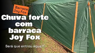 Heavy rain with a Joy Fox tent. Did water get in?