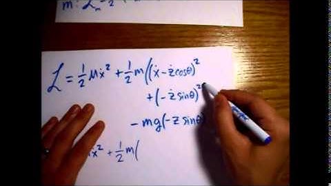 Mass on Frictionless Wedge on Frictionless Plane, Lagrangian Style