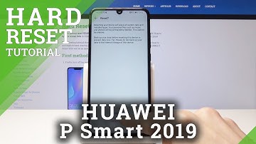 HARD RESET HUAWEI P Smart 2019 - Restore Factory Settings
