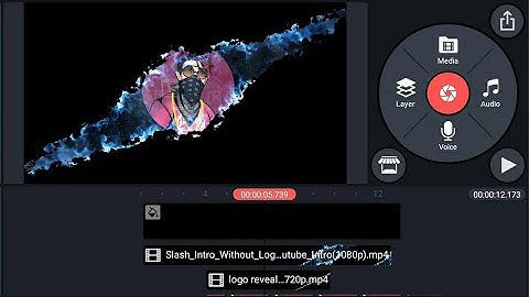 Slash Logo Reveal Intro In Kinemaster | Kinemaster Se Gaming Intro Kaise Banaye