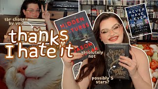 Reading Books YOU Think I'll Hate 😡 WEEKLY READING VLOG