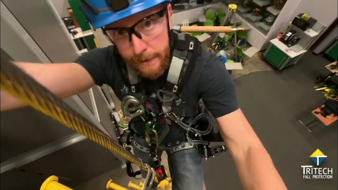 Tips for Climbing a Tritech Fall Protection Vertical Lifeline YouTube