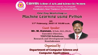 One Day Workshop on Machine Learning using Python