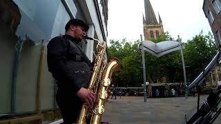 27Th July 2018 - I Got Rhythm - Busking - Baritone Sax