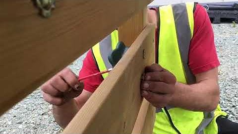 Climbing rocks installation