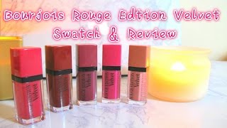 Bourjois Rouge Edition Velvet Swatch & Review | RareJessie