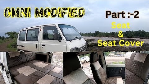 Van Modified |Maruti|Bed System|Caravan|Modified Omni|CNG|  Modification|Suzuki|Old Car|Vintage|