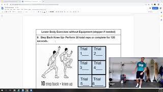 20 Minute Follow Along Instructional Video: Adapted Physical Activities for Upper and Lower Body
