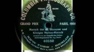 Infanterie Regiment No. 24 spielt Marsch der 18. Husaren und Königin Narwa Marsch - 1903
