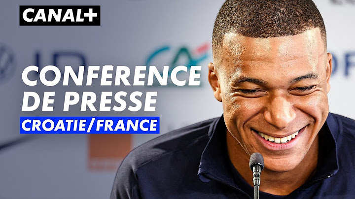 La conférence de presse de Kylian Mbappé et Didier Deschamps avant Croatie / France