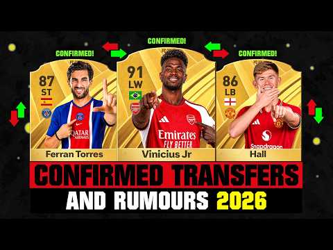 Video FIFA 27 | NEW CONFIRMED TRANSFERS & RUMOURS! ft. Vinicius Jr, Ferran Torres, Hall... etc