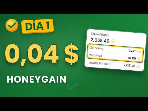 Video del día 1: ¿Honeygain paga de verdad? Mi prueba real