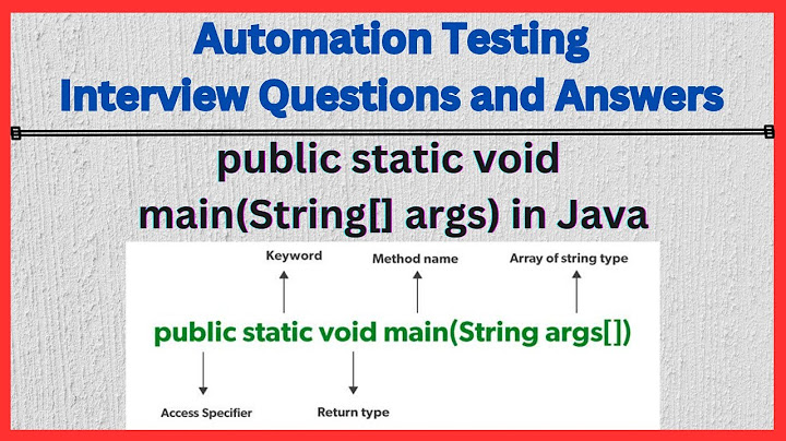 Public static void main string args là gì năm 2024